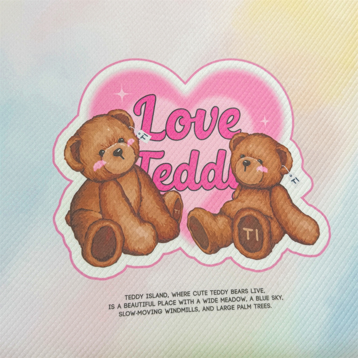 91家纺网 家纺一手货源 找家纺 慕木家纺 2026春夏新款泰迪冰丝席系列凉席席子空调软席平席和床笠 泰迪炫彩 床笠款