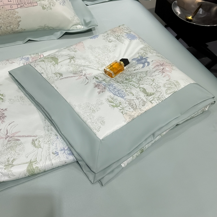 91家纺网 家纺一手货源 找家纺 （总）爱彼家纺 2026夏季热门数码冰丝水墨画风单夏被凉感冰丝夏被四件套