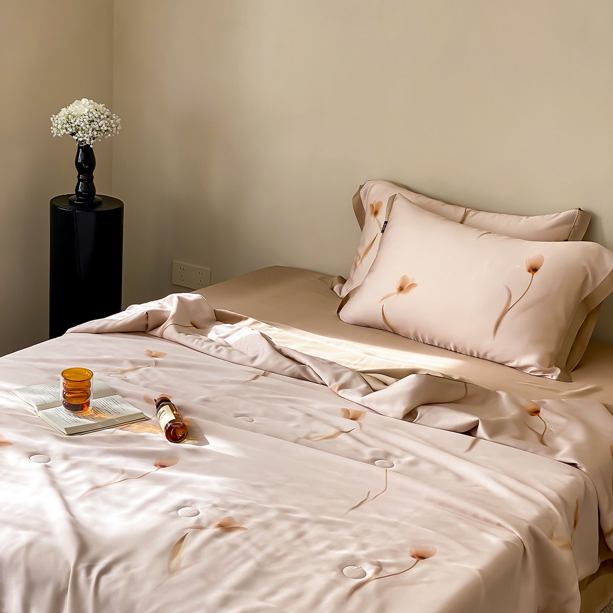 91家纺网 家纺一手货源 找家纺 （总）玉宇阁家居 2026新款60S兰精天丝印花夏被四件套