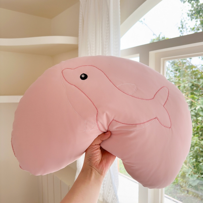 91家纺网 家纺一手货源 找家纺 （总）北鸣有鱼枕芯馆 2026新款冰皮小海豚枕头枕芯