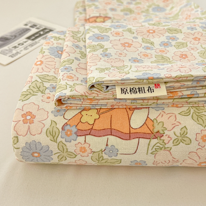 91家纺网 家纺一手货源 找家纺 （总）欧妮家纺 2025新款原棉老粗布床单被单夏季凉席三件套-三枚缎系列