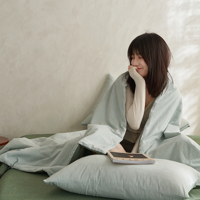 91家纺网 家纺一手货源 找家纺 （总）千朵森 2026新款A类全棉色织水洗棉夏被夏被四件套