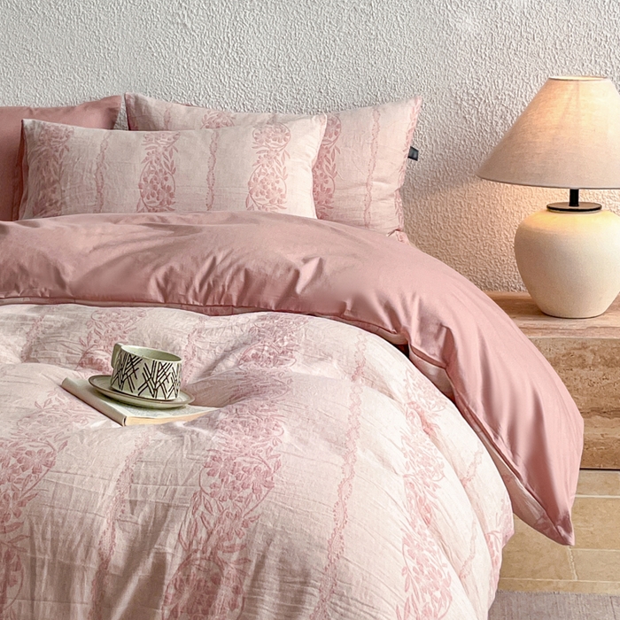 91家纺网 家纺一手货源 找家纺 （总）恋人优选 2026新款全棉纯棉三层提花四件套