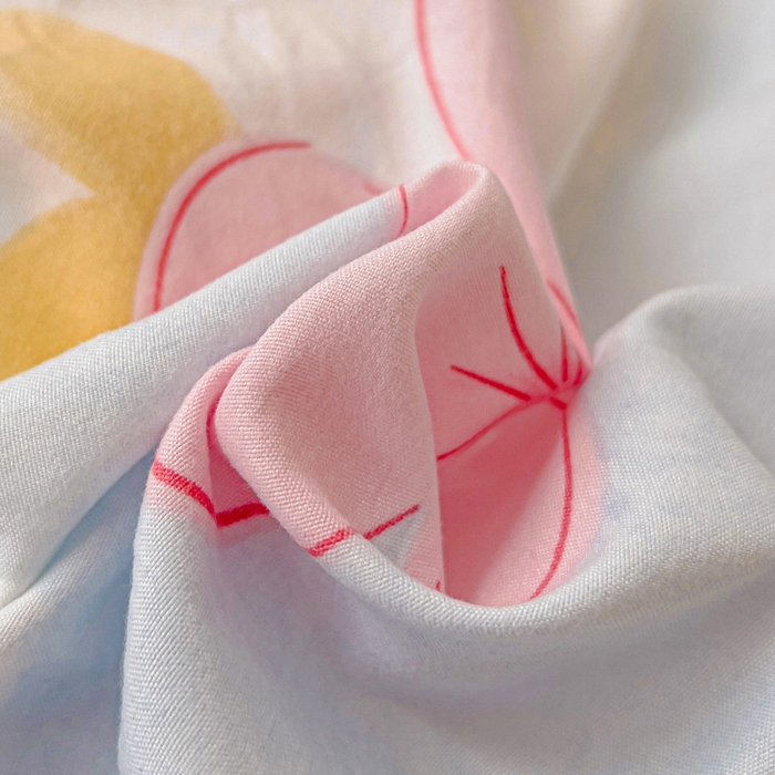 91家纺网 家纺一手货源 找家纺 欧妮家纺 2025新款AB版印花水洗棉四件套系列卡通床单被套学生宿舍床上三件套-提供买家秀 花岛