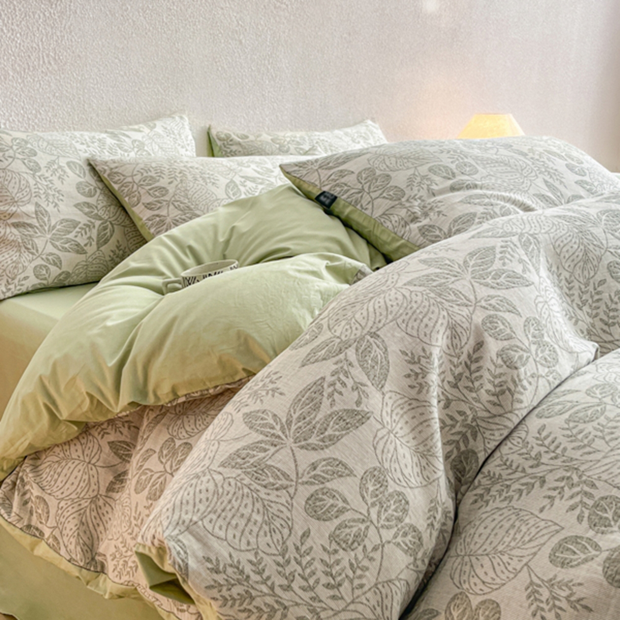 91家纺网 家纺一手货源 找家纺 （总）恋人优选 2026新款全棉纯棉三层提花四件套