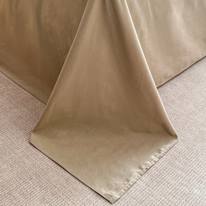 91家纺网 家纺一手货源 找家纺 恋人优选 2026新款全棉纯棉三层提花四件套 花蔓吟-咖