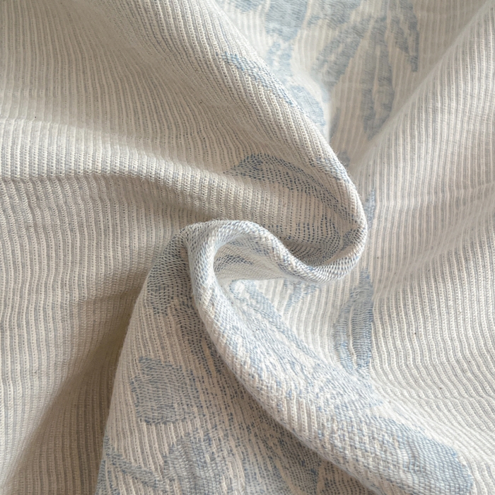 91家纺网 家纺一手货源 找家纺 恋人优选 2026新款全棉纯棉三层提花四件套 花蔓吟-兰