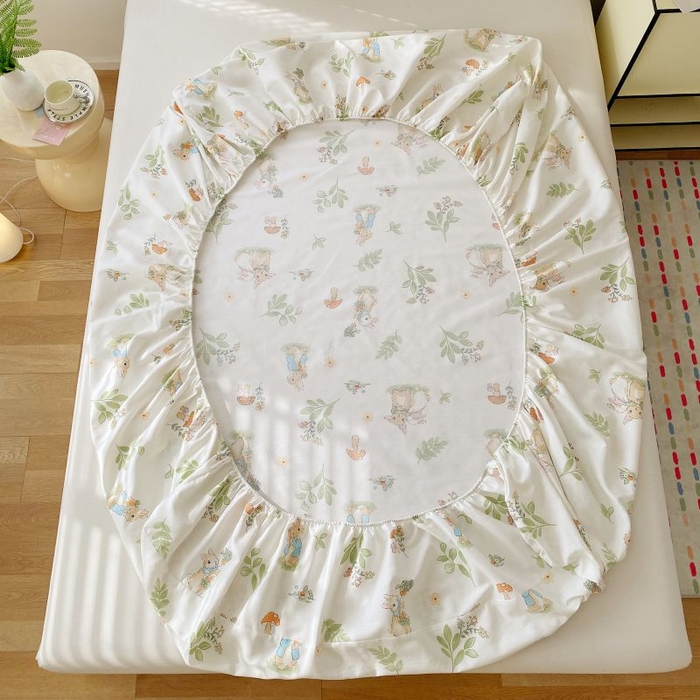 91家纺网 家纺一手货源 找家纺 （总）欧妮家纺 2025新款老粗布单床笠原棉粗布床笠夏季凉席枕套三件套-三枚缎系列