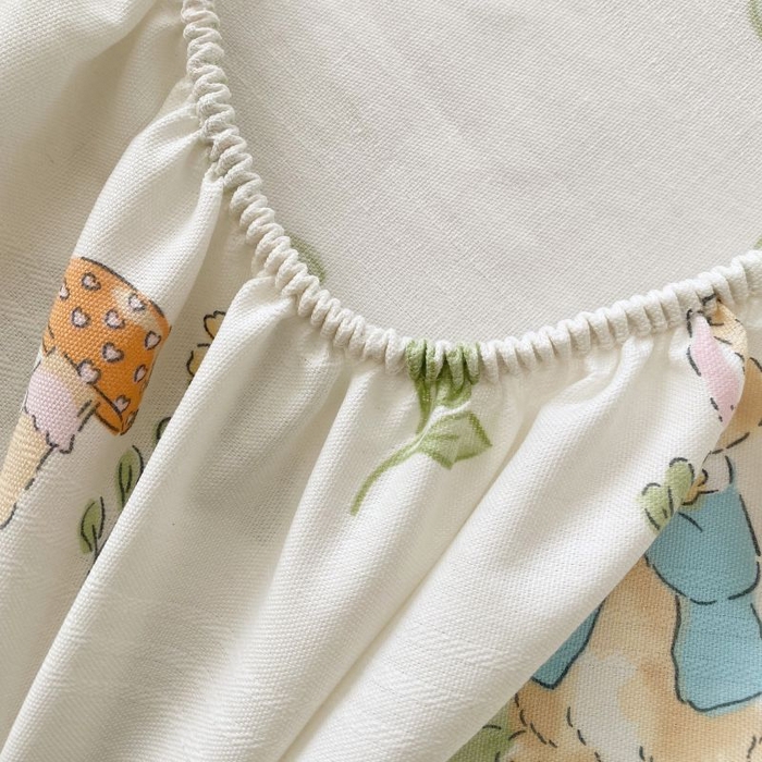 91家纺网 家纺一手货源 找家纺 （总）欧妮家纺 2025新款老粗布单床笠原棉粗布床笠夏季凉席枕套三件套-三枚缎系列