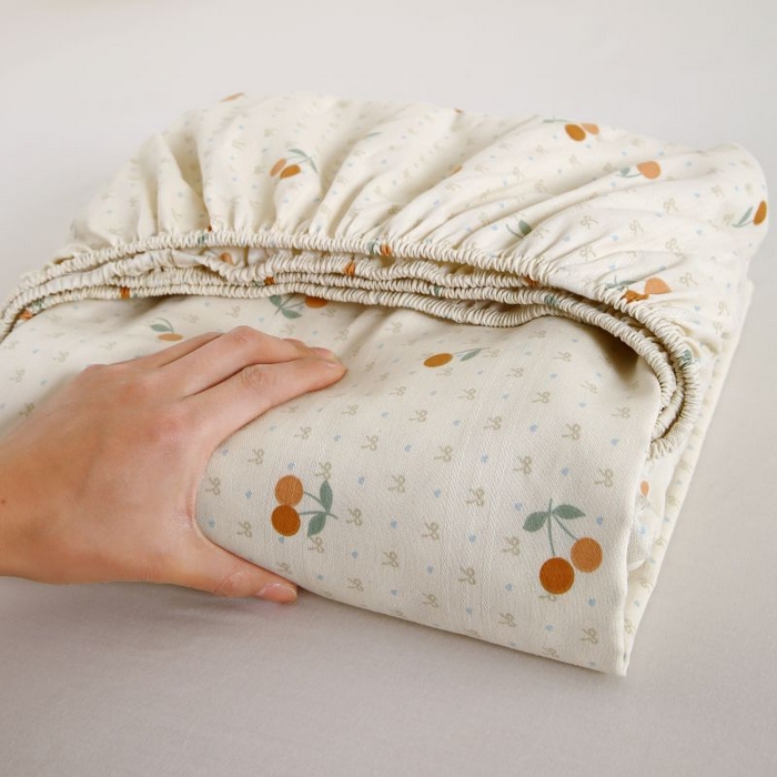 91家纺网 家纺一手货源 找家纺 （总）欧妮家纺 2025新款老粗布单床笠原棉粗布床笠夏季凉席枕套三件套-三枚缎系列