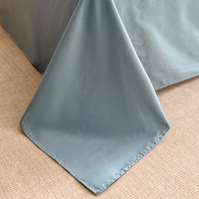 91家纺网 家纺一手货源 找家纺 恋人优选 2026新款全棉纯棉三层提花四件套 茎叶时光-兰