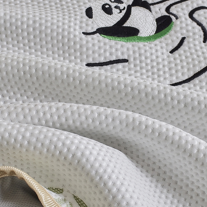 91家纺网 家纺一手货源 找家纺 千朵森 2026新款冰岛冰感丝绿野仙踪床笠款凉席三件套 绿野仙踪-象牙白