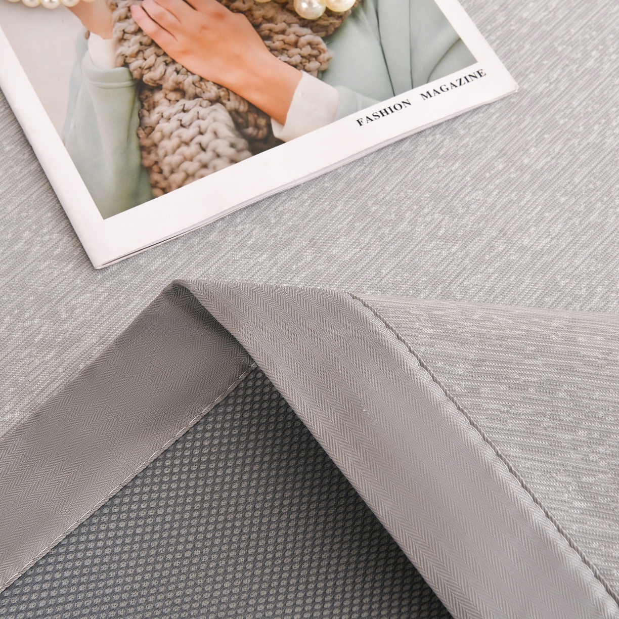 91家纺网 家纺一手货源 找家纺 金艾草 2026新款PE冰豆豆席凉感凉席单件席子平铺款 豆豆凉席-灰色