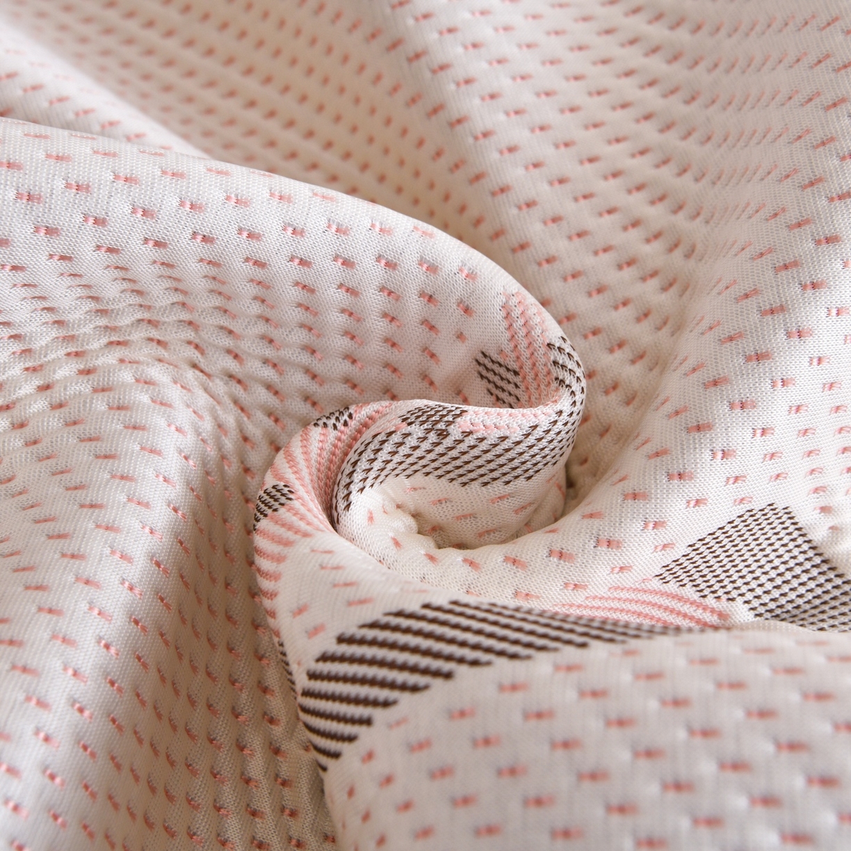 91家纺网 家纺一手货源 找家纺 金艾草 2026新款PE冰豆豆席凉感凉席单件席子平铺款 凉豆豆凉席-小马粉