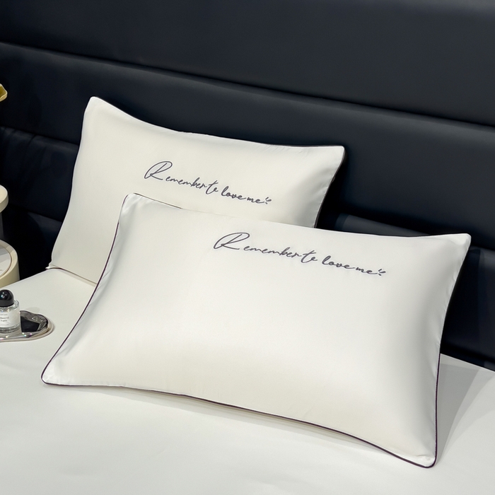 91家纺网 家纺一手货源 找家纺 云恋家纺 2026新款轻奢高级感水洗冰丝刺绣夏凉被凉感可裸睡空调被四件套学生薄款被-一生所爱系列 一生所爱-本白