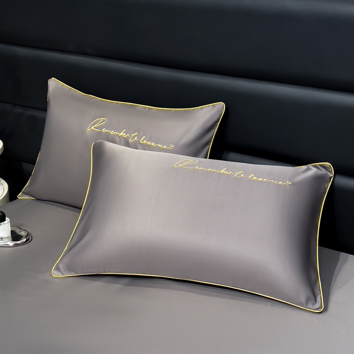 91家纺网 家纺一手货源 找家纺 云恋家纺 2026新款轻奢高级感水洗冰丝刺绣夏凉被凉感可裸睡空调被四件套学生薄款被-一生所爱系列 一生所爱-绅士灰