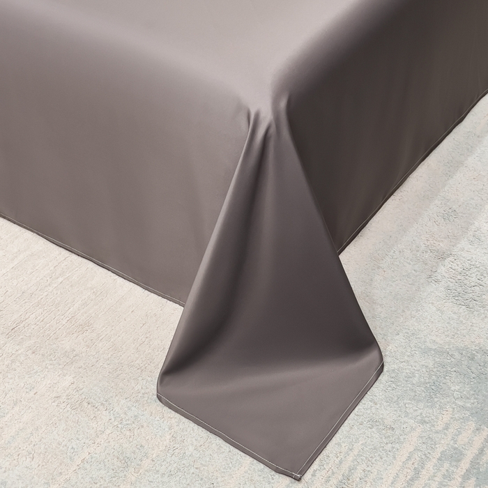 91家纺网 家纺一手货源 找家纺 云恋家纺 2026新款轻奢高级感水洗冰丝刺绣夏凉被凉感可裸睡空调被四件套学生薄款被-一生所爱系列 一生所爱-银灰+绅士灰