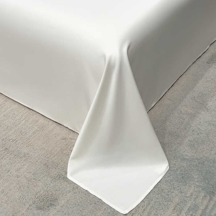 91家纺网 家纺一手货源 找家纺 云恋家纺 2026新款轻奢高级感水洗冰丝刺绣夏凉被凉感可裸睡空调被四件套学生薄款被-一生所爱系列 一生所爱-本白