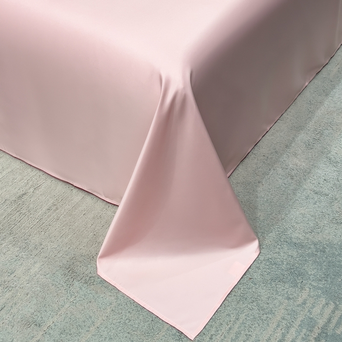 91家纺网 家纺一手货源 找家纺 云恋家纺 2026新款轻奢高级感水洗冰丝刺绣夏凉被凉感可裸睡空调被四件套学生薄款被-一生所爱系列 一生所爱-樱花粉