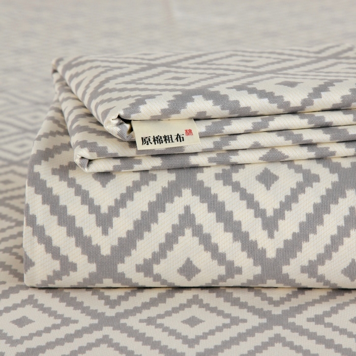 91家纺网 家纺一手货源 找家纺 （总）欧妮家纺 2025新款老粗布床单全棉纯棉夏季空调凉席枕套三件套-条格系列
