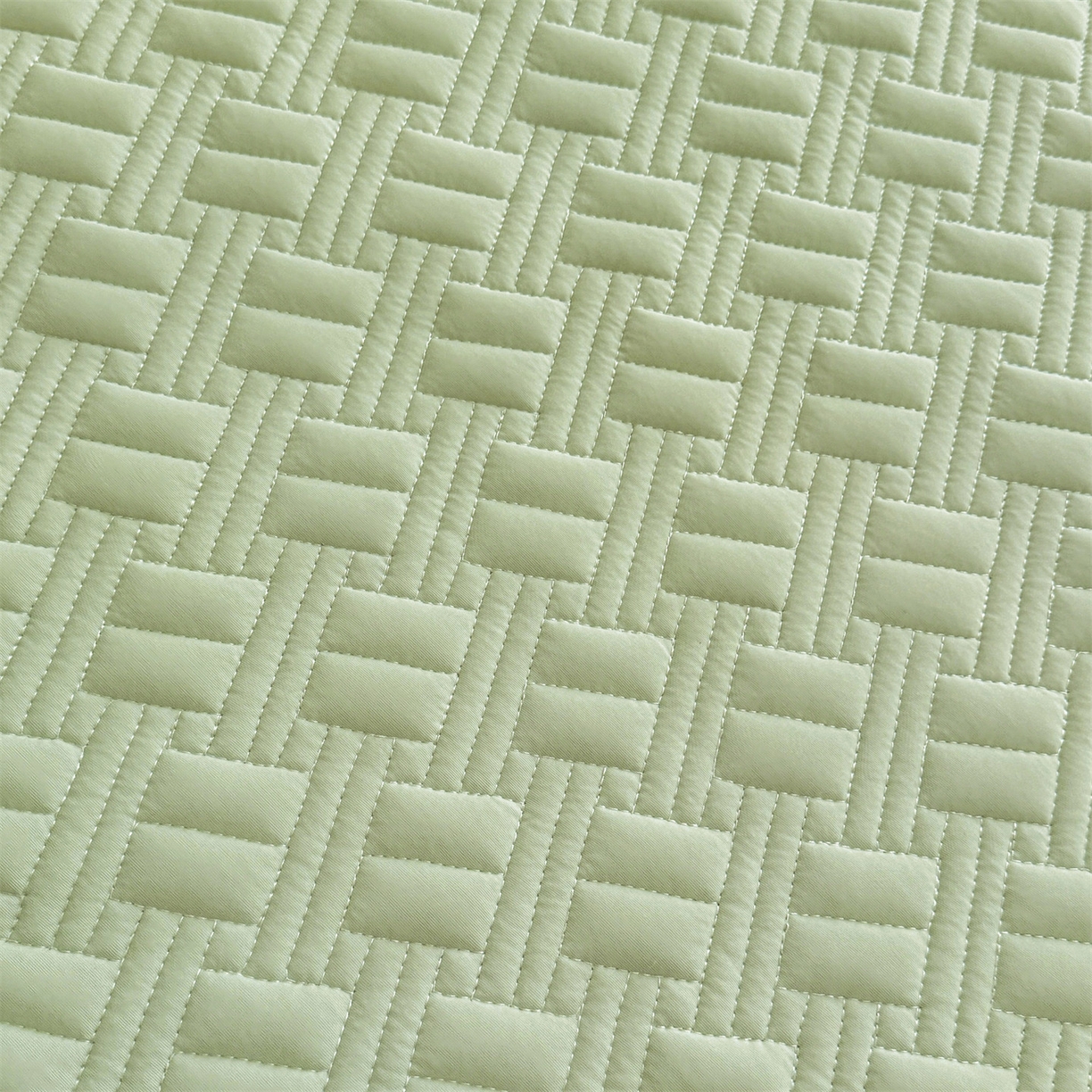 91家纺网 家纺一手货源 找家纺 雯豆家纺 2026新款10A抗菌氨纶凉感丝夏季冰皮床笠三件套简约纯色床垫保护套-风格二 时光氨纶凉感丝床笠-青草绿