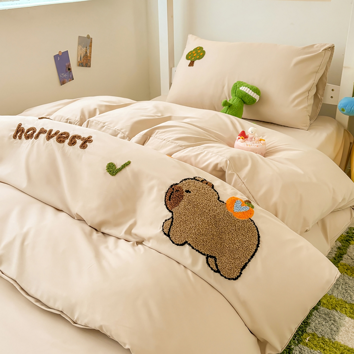 91家纺网 家纺一手货源 找家纺 欧妮家纺 2025新款学生床三件套学校宿舍单人寝室上下铺床上用品-提供买家秀 拉拉旅行-奶咖