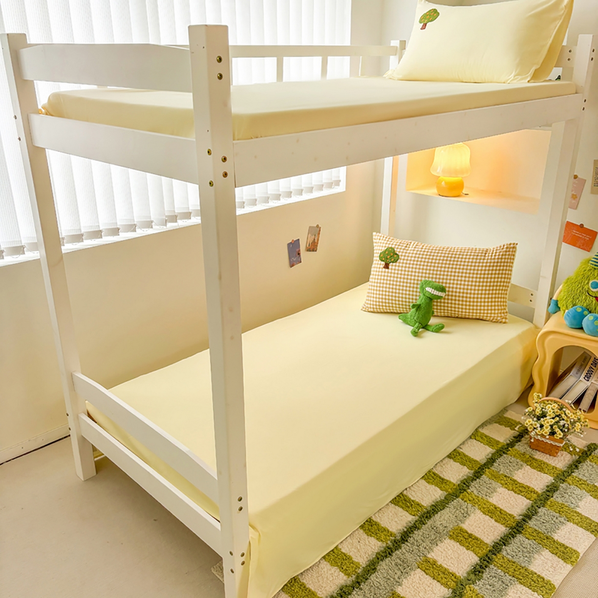 91家纺网 家纺一手货源 找家纺 欧妮家纺 2025新款学生床三件套学校宿舍单人寝室上下铺床上用品-提供买家秀 拉拉旅行-黄色格