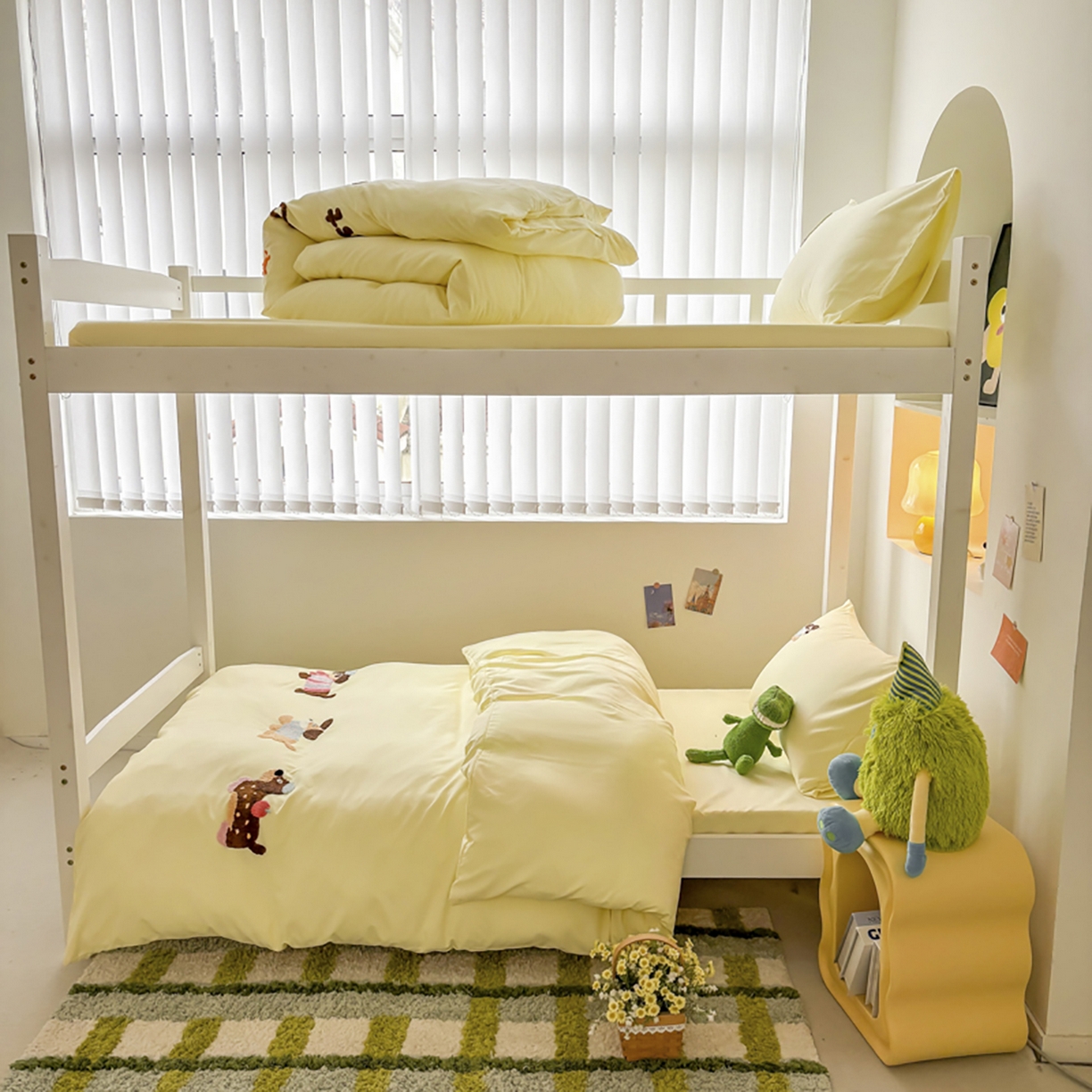 91家纺网 家纺一手货源 找家纺 （总）欧妮家纺 2025新款学生床三件套学校宿舍单人寝室上下铺床上用品-提供买家秀