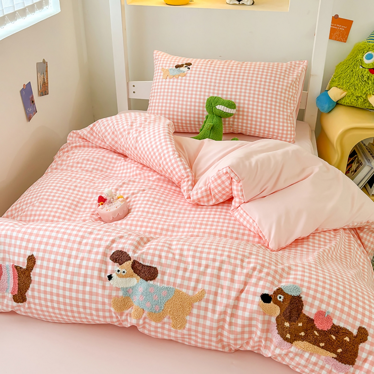 91家纺网 家纺一手货源 找家纺 （总）欧妮家纺 2025新款学生床三件套学校宿舍单人寝室上下铺床上用品-提供买家秀