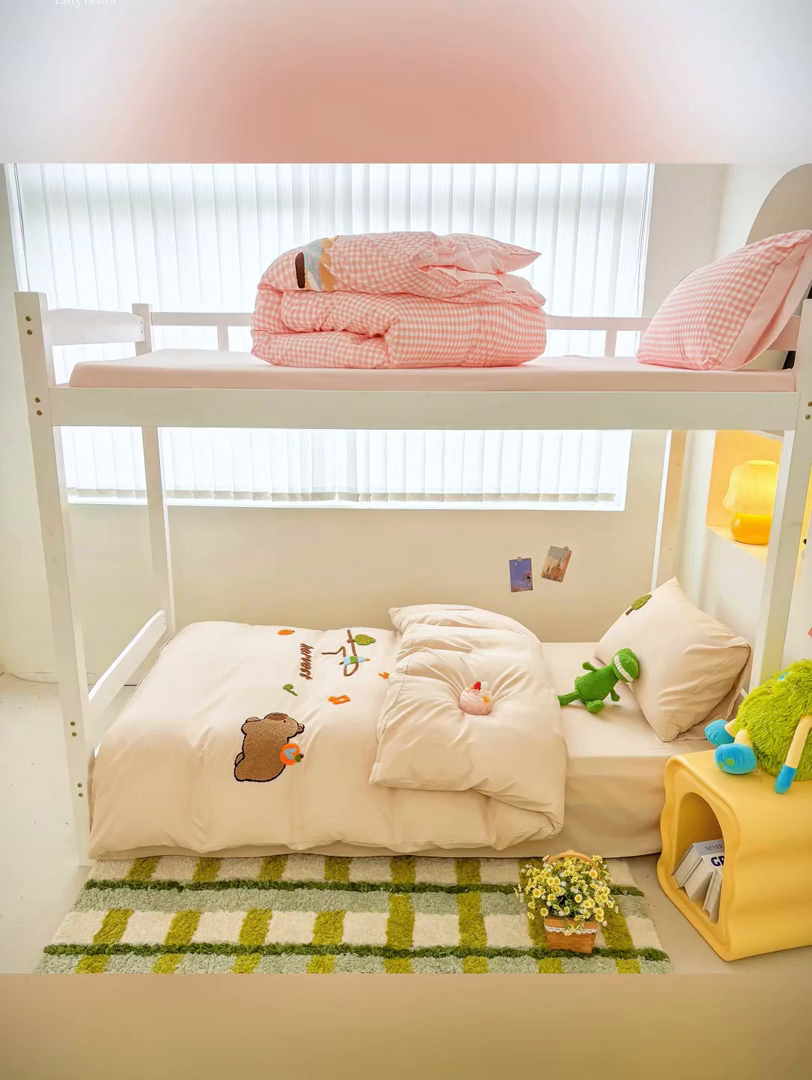 91家纺网 家纺一手货源 找家纺 欧妮家纺 2025新款学生床三件套学校宿舍单人寝室上下铺床上用品-提供买家秀 拉拉旅行-奶咖