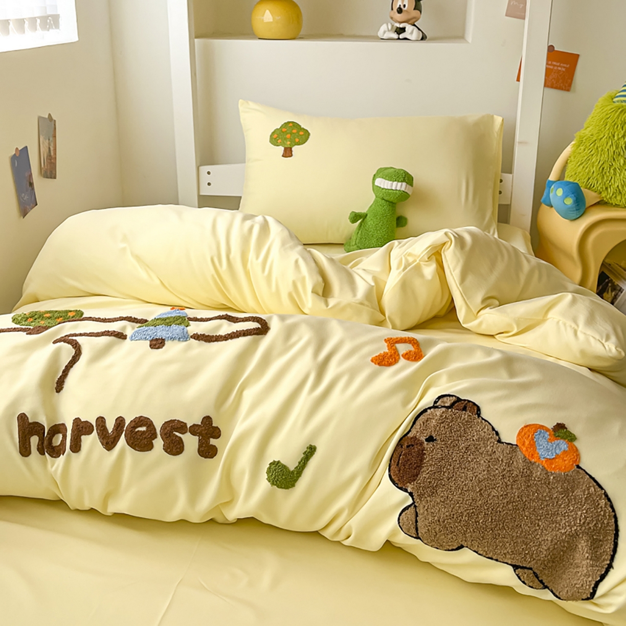 91家纺网 家纺一手货源 找家纺 欧妮家纺 2025新款学生床三件套学校宿舍单人寝室上下铺床上用品-提供买家秀 拉拉旅行-奶黄