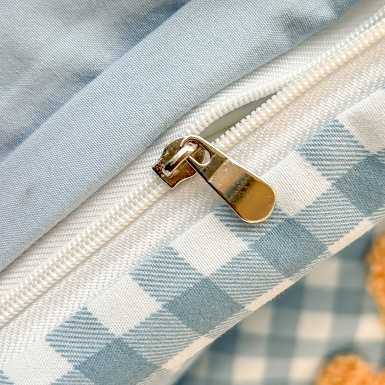 91家纺网 家纺一手货源 找家纺 欧妮家纺 2025新款学生床三件套学校宿舍单人寝室上下铺床上用品-提供买家秀 可爱狗狗-兰色格