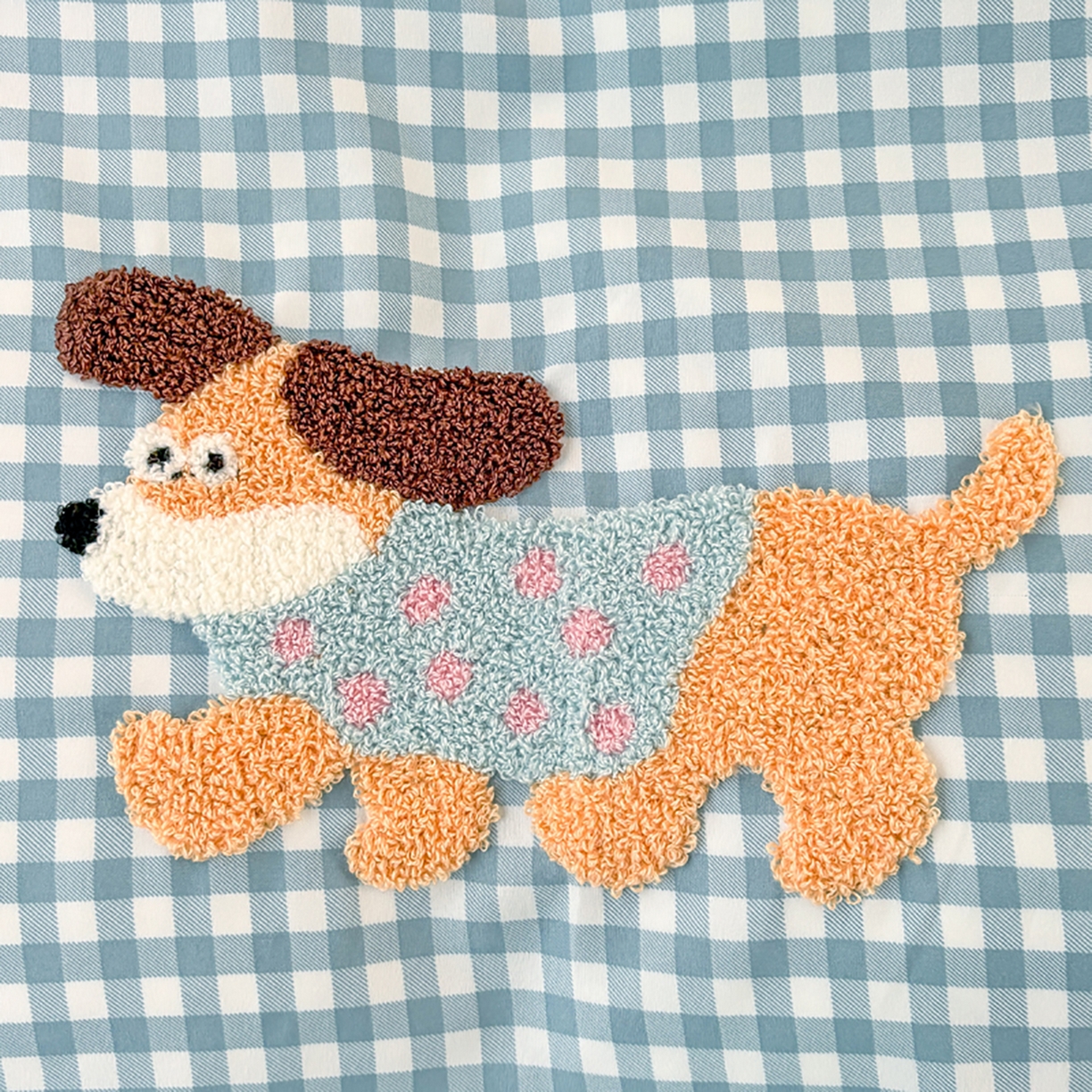 91家纺网 家纺一手货源 找家纺 欧妮家纺 2025新款学生床三件套学校宿舍单人寝室上下铺床上用品-提供买家秀 可爱狗狗-兰色格