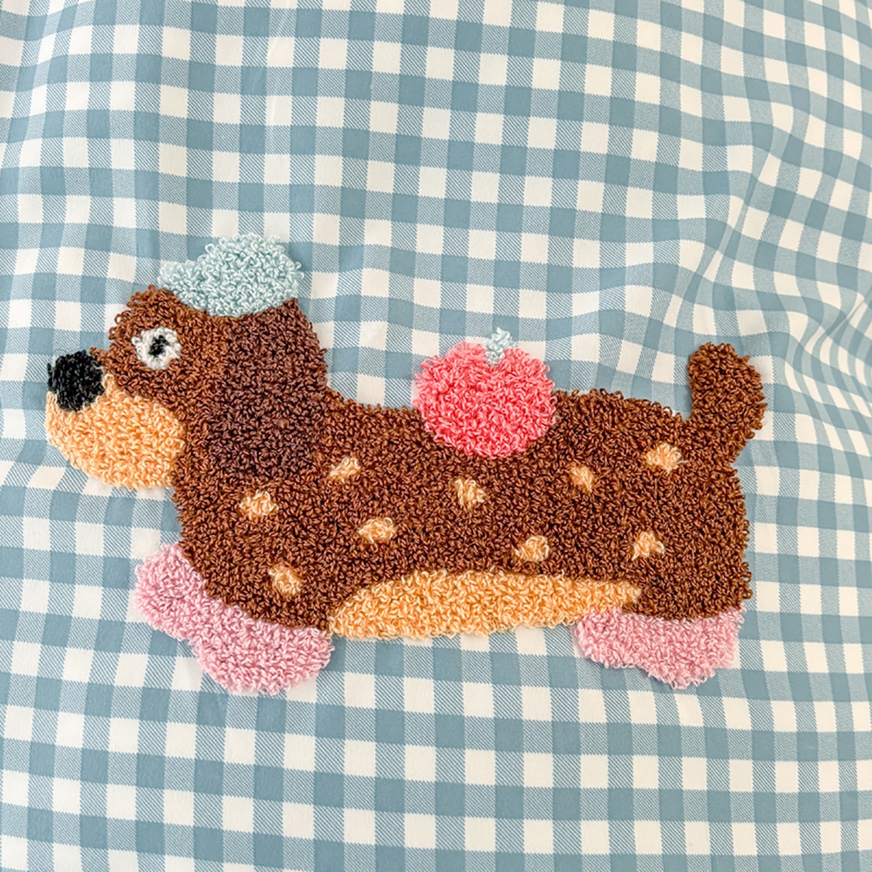 91家纺网 家纺一手货源 找家纺 欧妮家纺 2025新款学生床三件套学校宿舍单人寝室上下铺床上用品-提供买家秀 可爱狗狗-兰色格