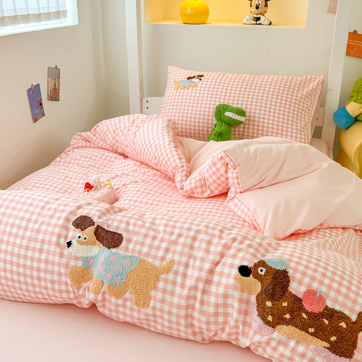 91家纺网 家纺一手货源 找家纺 （总）欧妮家纺 2025新款学生床三件套学校宿舍单人寝室上下铺床上用品-提供买家秀