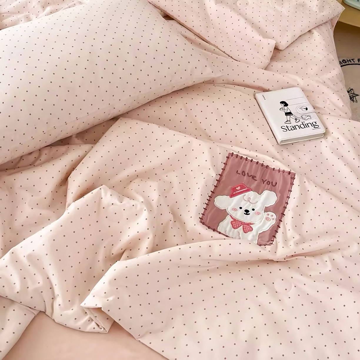 91家纺网 家纺一手货源 找家纺 （总）一加一 2026春夏新款云小棉贴布绣花大豆夏凉被空调被夏被四件套