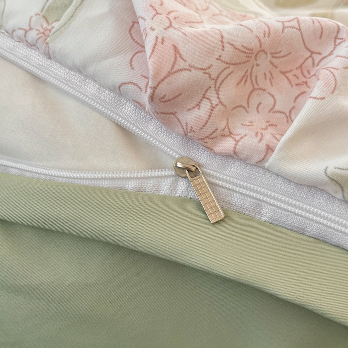 91家纺网 家纺一手货源 找家纺 畅畅家纺 2026新款春秋韩版A类公主风云柔棉工艺款花边四件套 粉樱轻舞