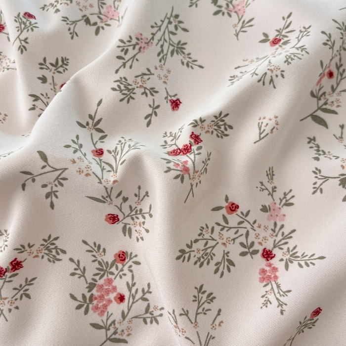 91家纺网 家纺一手货源 找家纺 畅畅家纺 2026新款春秋韩版A类公主风云柔棉工艺款花边四件套 浅韵醉花梦