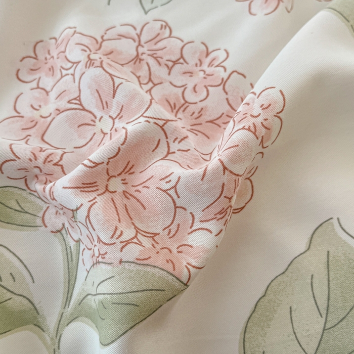 91家纺网 家纺一手货源 找家纺 畅畅家纺 2026新款春秋韩版A类公主风云柔棉工艺款花边四件套 粉樱轻舞