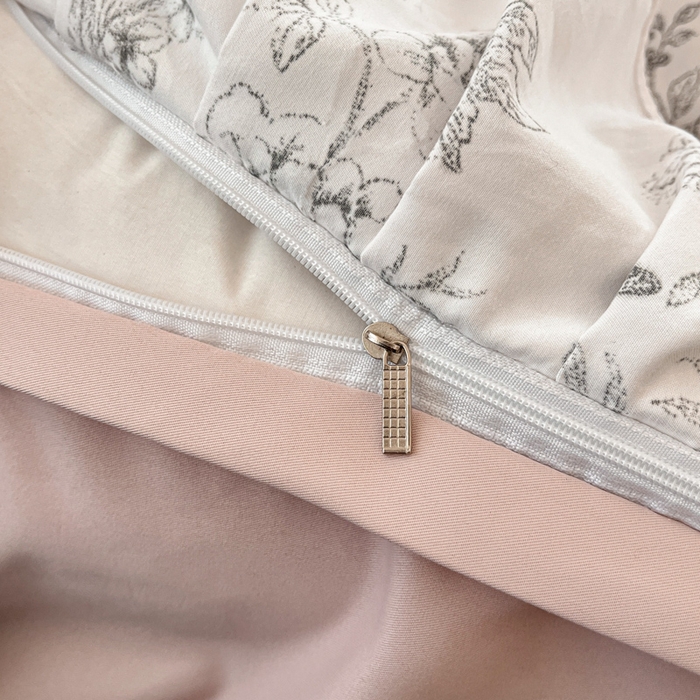 91家纺网 家纺一手货源 找家纺 畅畅家纺 2026新款春秋韩版A类公主风云柔棉工艺款花边四件套 雅花轻梦