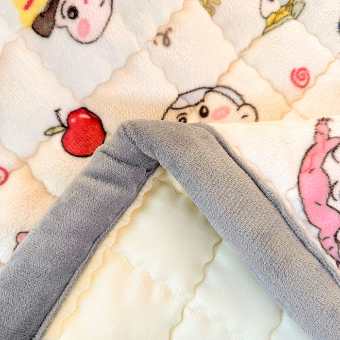 91家纺网 家纺一手货源 找家纺 （总）欧妮家纺 2025新款A类水晶边牛奶绒夹棉床褥垫床垫褥子（提供买家秀）