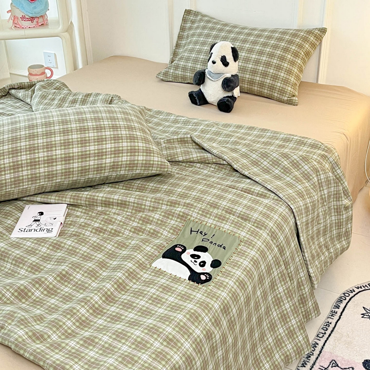 91家纺网 家纺一手货源 找家纺 （总）一加一 2026春夏新款云小棉贴布绣花大豆夏凉被空调被夏被四件套