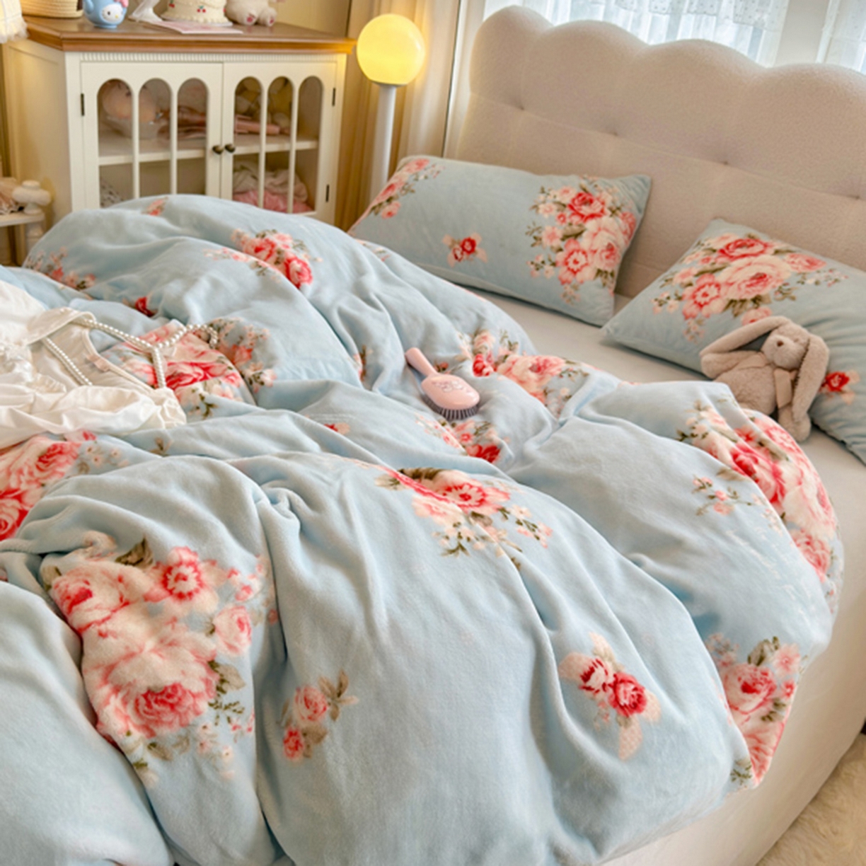 欧妮家纺 2025新款A类牛奶绒印花单被套-单件被套 爱丽丝