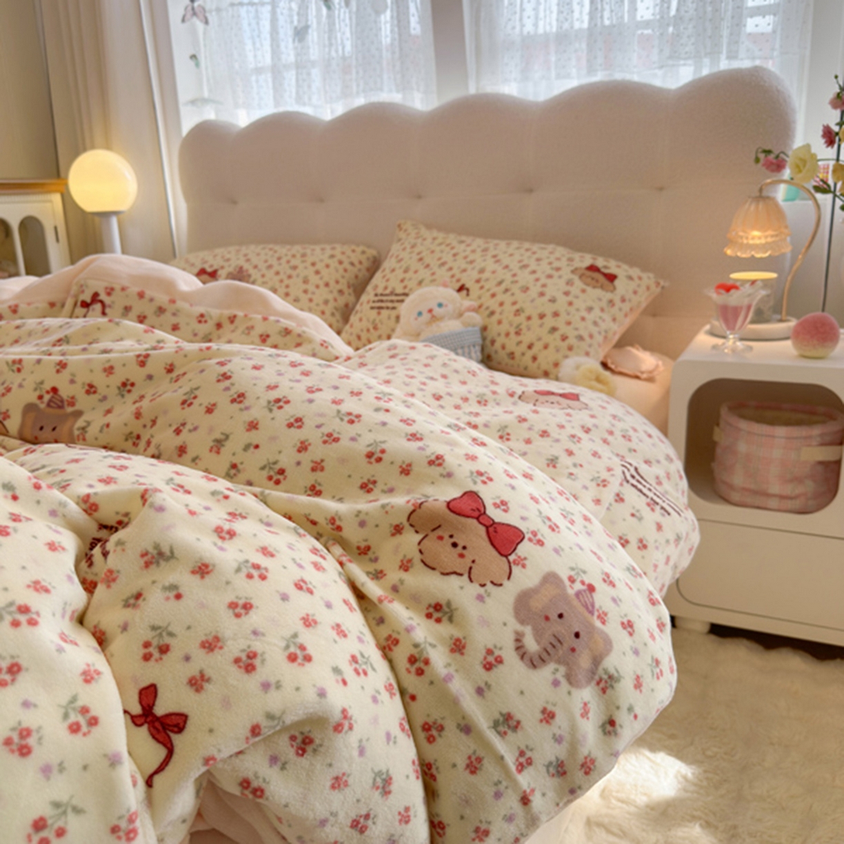 91家纺网 家纺一手货源 找家纺 欧妮家纺 2025新款A类牛奶绒印花单被套-单件被套 动物乐园