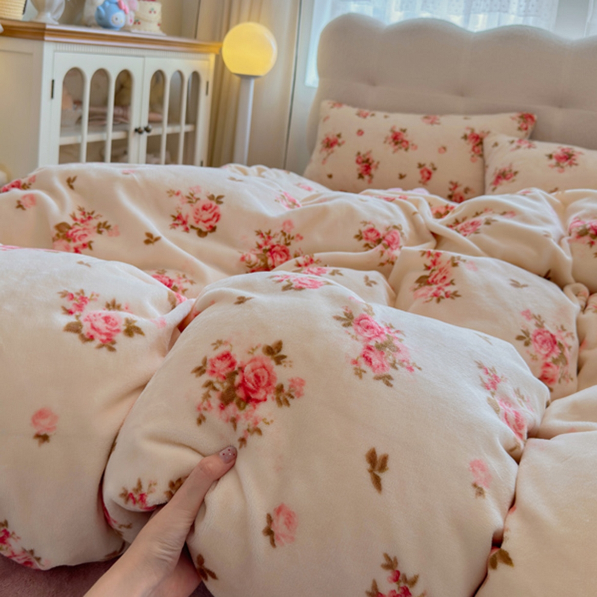 欧妮家纺 2025新款A类牛奶绒印花单被套-单件被套 花仙子