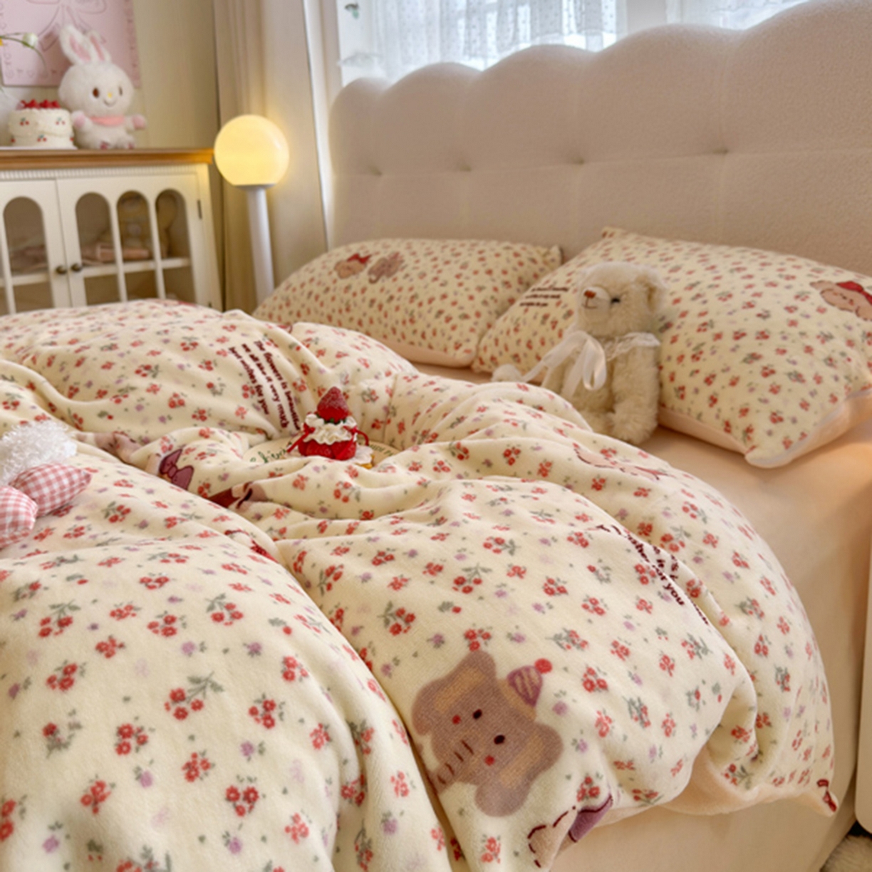 91家纺网 家纺一手货源 找家纺 欧妮家纺 2025新款A类牛奶绒印花单被套-单件被套 动物乐园