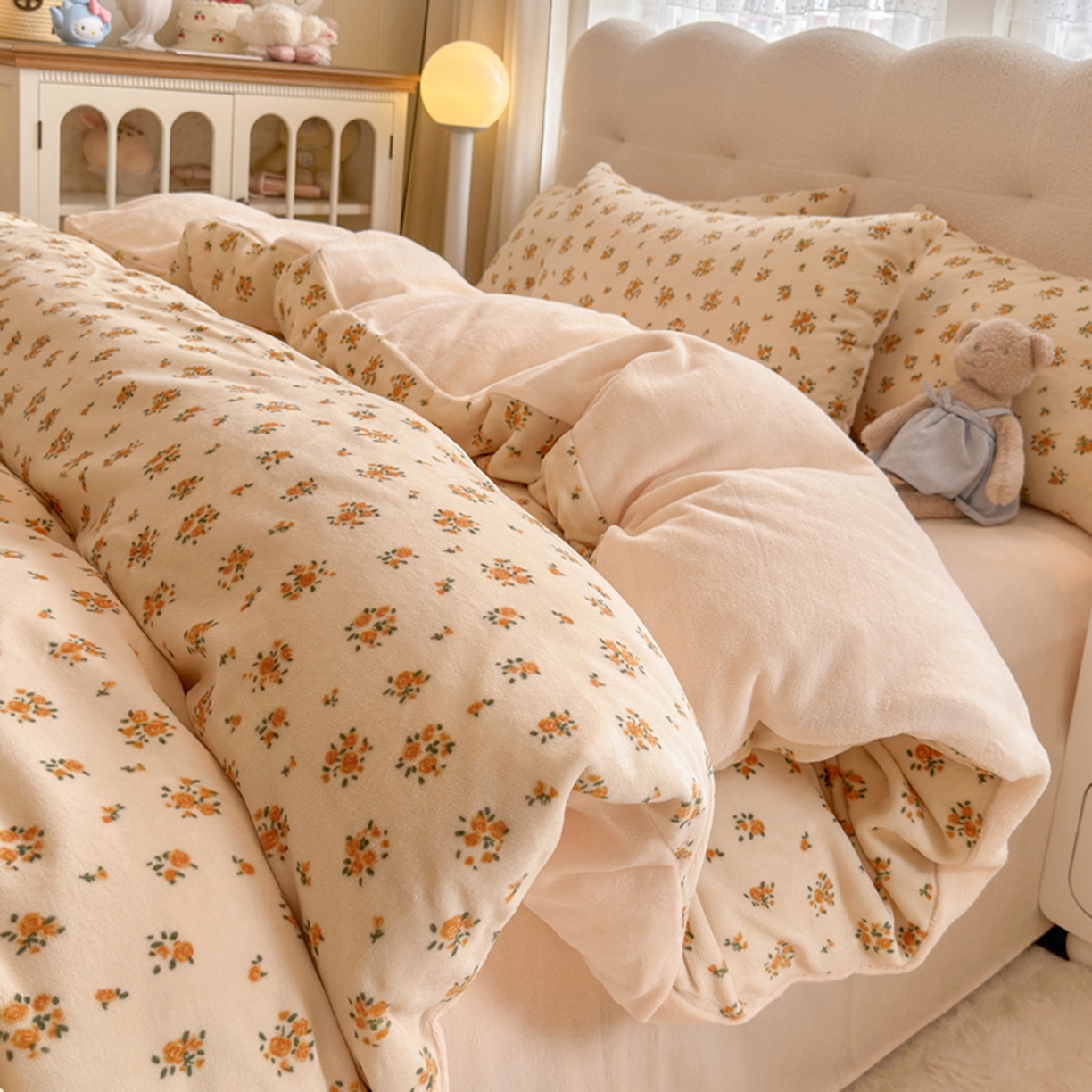 91家纺网 家纺一手货源 找家纺 （总）欧妮家纺 2025新款A类牛奶绒印花四件套