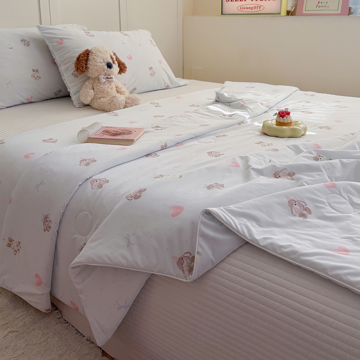 91家纺网 家纺一手货源 找家纺 （总）金梦拉家纺 2026春夏新款锦氨凉感丝印花系列夏被空调被夏凉被