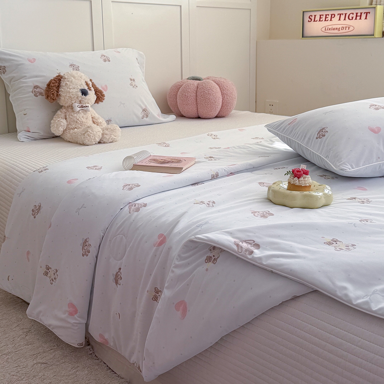 91家纺网 家纺一手货源 找家纺 （总）金梦拉家纺 2026春夏新款锦氨凉感丝印花系列夏被空调被夏凉被