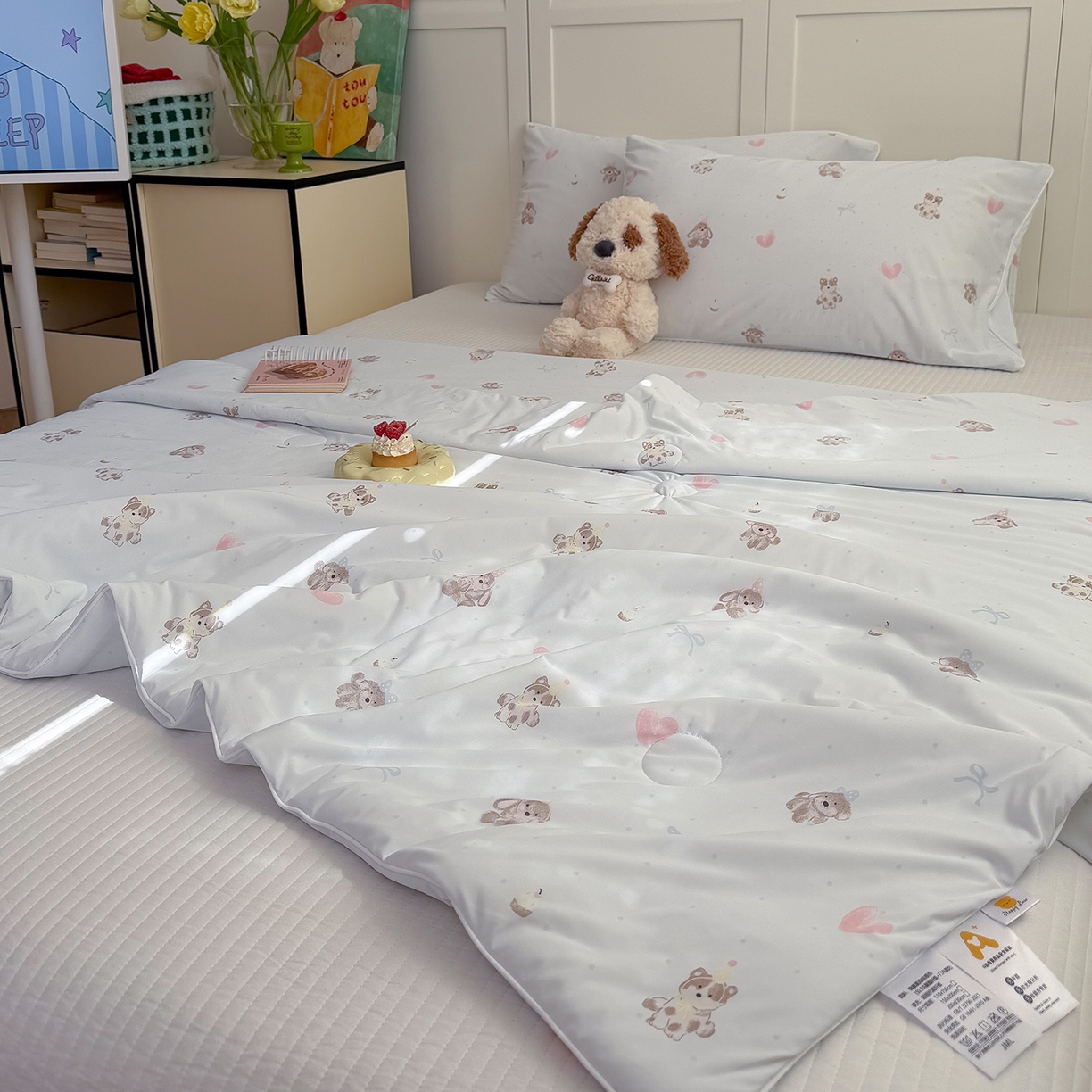 91家纺网 家纺一手货源 找家纺 （总）金梦拉家纺 2026春夏新款锦氨凉感丝印花系列夏被空调被夏凉被